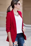 Three Quarter Sleeve Elegant Blazer